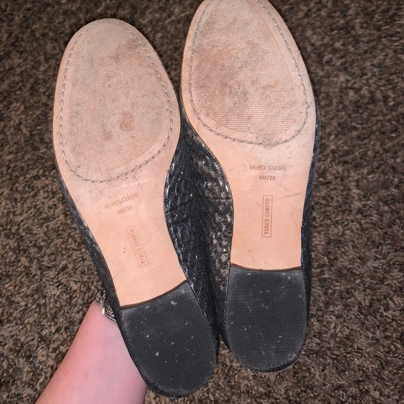 Vince Camuto Edmonton Silver Metallic Loafer Sz 8 - Picture 7 of 7